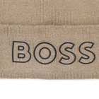 Cappello lavorato a maglia con logo BOSS 
                    RAGAZZO