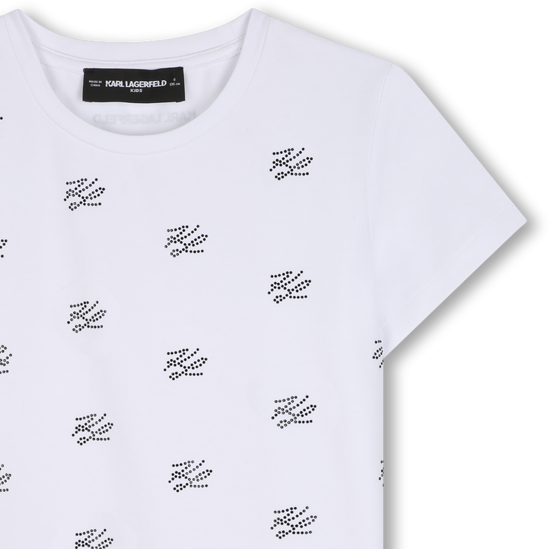 T-shirt a maniche corte KARL LAGERFELD KIDS 
                        BAMBINA
