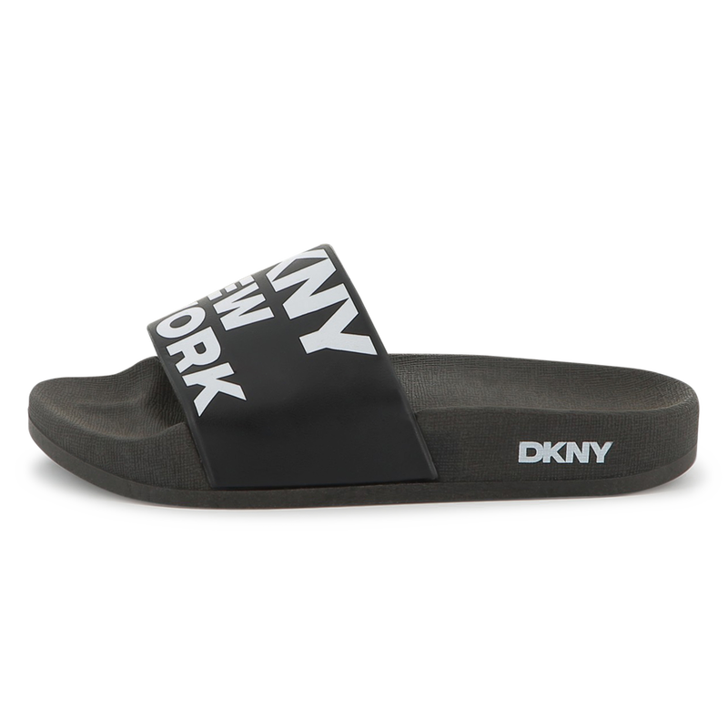 Ciabatte con stampa DKNY 
                        UNISEX