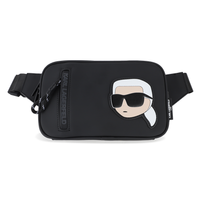Marsupio in tessuto spalmato effetto gommato KARL LAGERFELD KIDS RAGAZZO