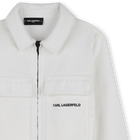 Giacca di jeans con zip KARL LAGERFELD KIDS 
                    RAGAZZO