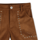 Pantaloncini in pelle scamosciata immitation ZADIG & VOLTAIRE 
                    BAMBINA