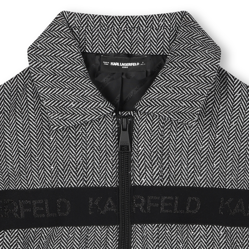 Giacca con strass KARL LAGERFELD KIDS 
                        BAMBINA