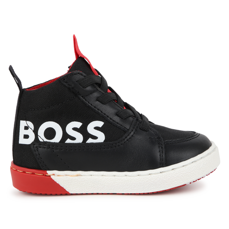 Velcro Lace-Up Sneakers BOSS 
                        RAGAZZO