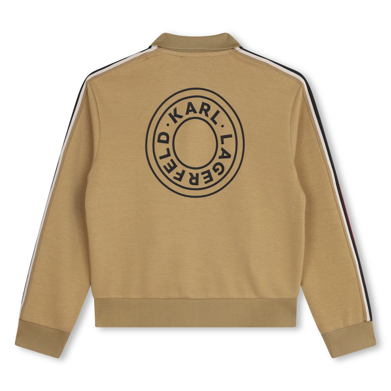 Felpa con cerniera KARL LAGERFELD KIDS 
                        RAGAZZO