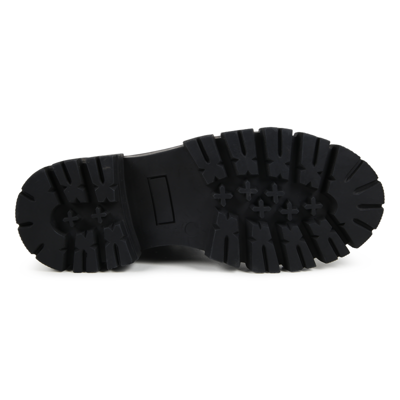 Stivaletti in pelle con zip DKNY 
                        BAMBINA