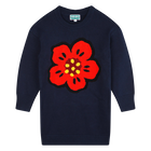 Vestito in maglia jacquard KENZO KIDS 
                    BAMBINA