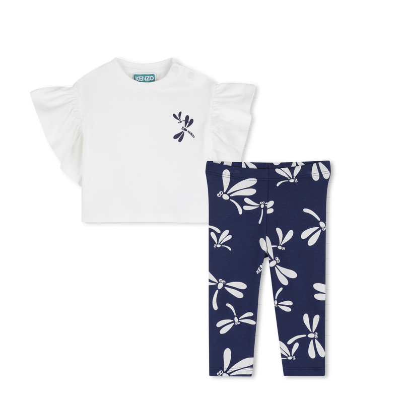 SET T-SHIRT E LEGGINGS KENZO KIDS 
                        BAMBINA