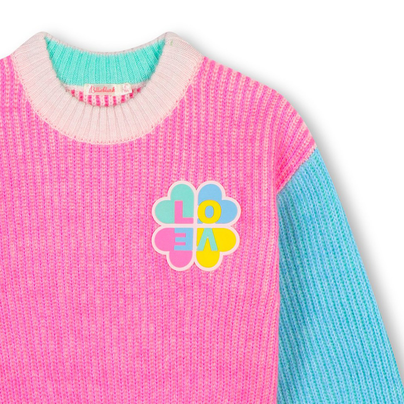 Vestito bi-materiale BILLIEBLUSH 
                        BAMBINA