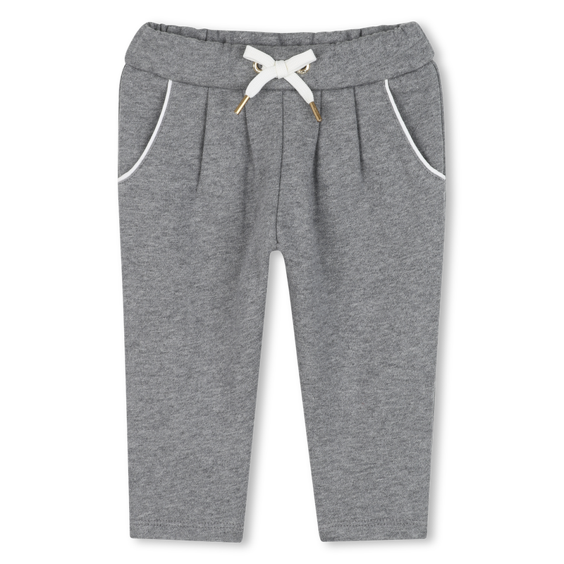 Pantalone in felpa di cotone garzato CHLOE 
                        BAMBINA