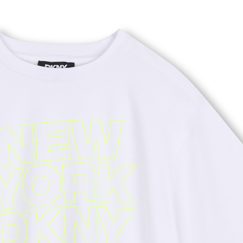 T-shirt a maniche corte DKNY 
                        BAMBINA