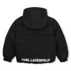 Giacca a vento con cappuccio KARL LAGERFELD KIDS 
                    RAGAZZO