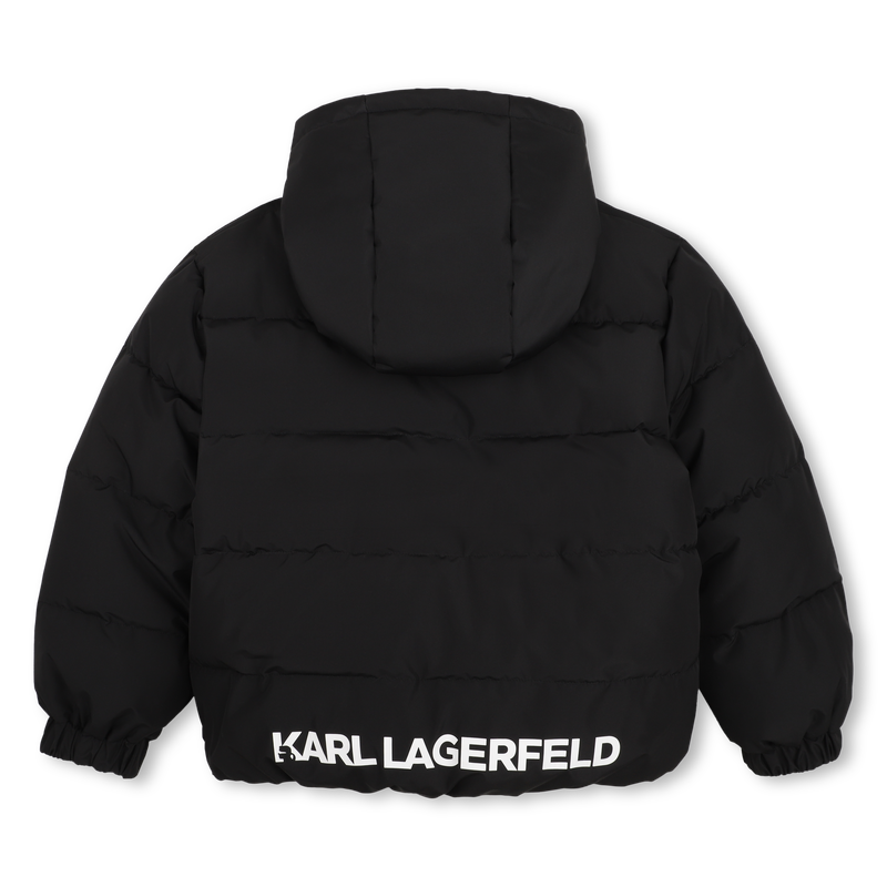 Giacca a vento con cappuccio KARL LAGERFELD KIDS 
                        RAGAZZO