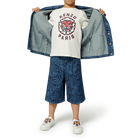 Bermuda in denim stampato KENZO KIDS 
                    RAGAZZO