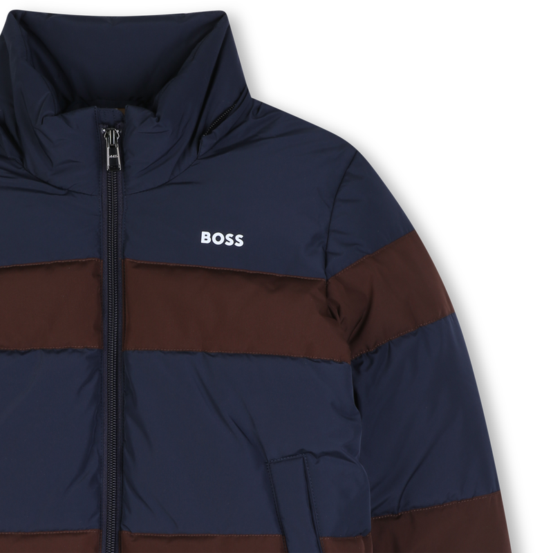 Giacca a vento con cappuccio BOSS 
                        BAMBINO