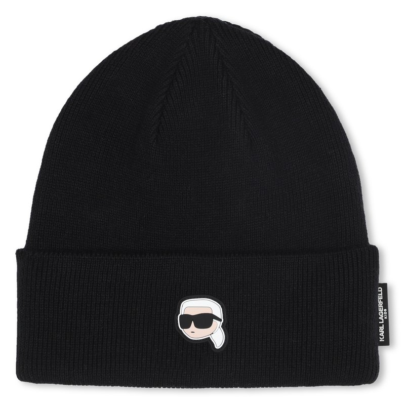 Knitted beanie KARL LAGERFELD KIDS 
                        RAGAZZO