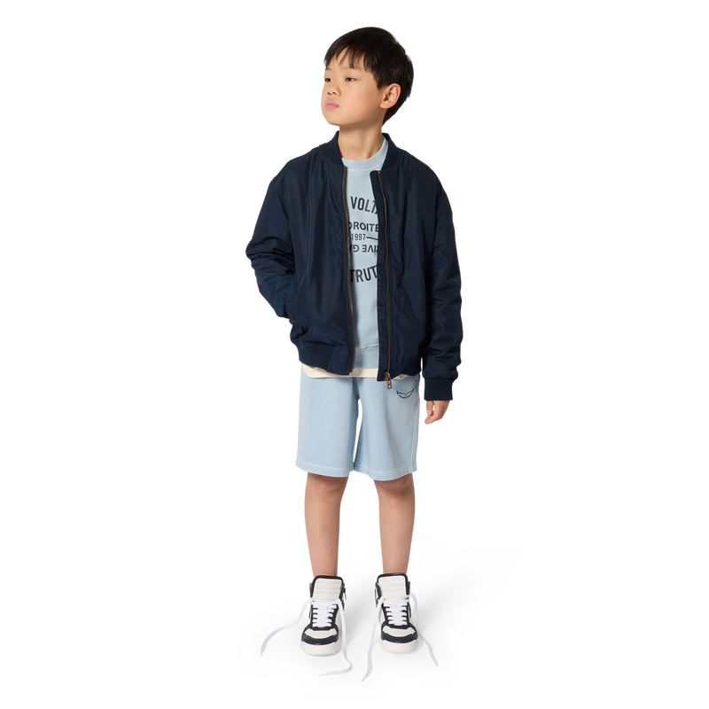 BOMBER CON ZIP ZADIG & VOLTAIRE 
                        RAGAZZO