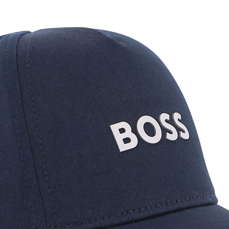 CAPPELLINO CON CHIUSURA A STRAPPO BOSS 
                        RAGAZZO