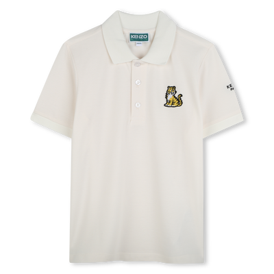 Polo maniche corte cotone KENZO KIDS UNISEX