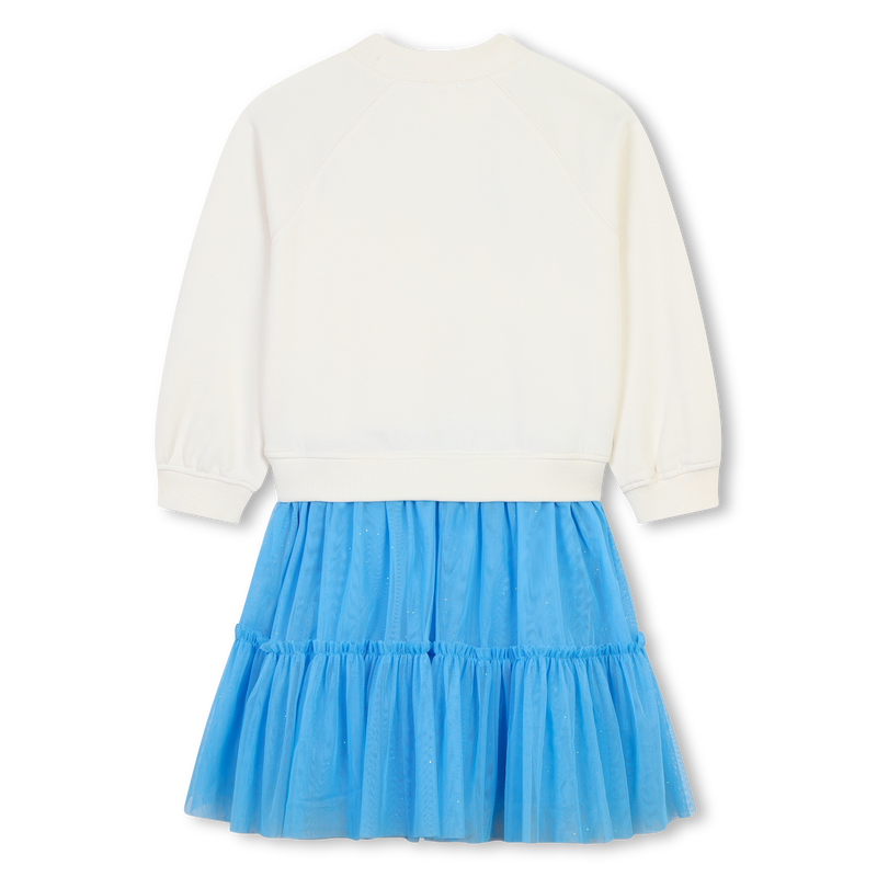 Vestito bi-materiale fantasia BILLIEBLUSH 
                        BAMBINA