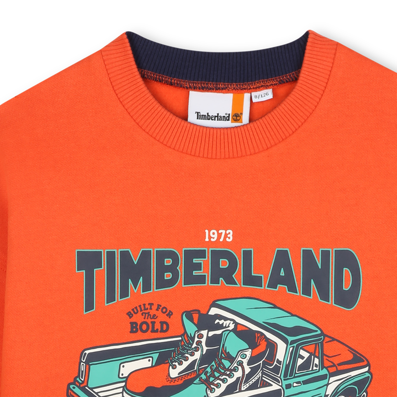 Felpa in pile garzato TIMBERLAND 
                        RAGAZZO