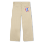 Pantaloni svasati in cotone KENZO KIDS 
                    BAMBINA