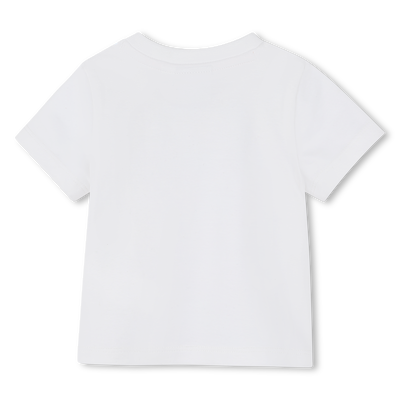 T-shirt con stampa lucida BOSS BAMBINA