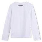 Maglietta a maniche lunghe KARL LAGERFELD KIDS 
                    BAMBINA