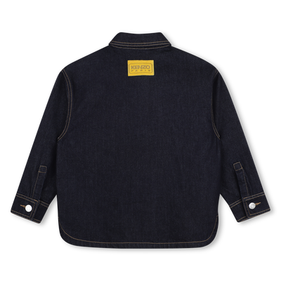 Camicia in denim KENZO KIDS RAGAZZO