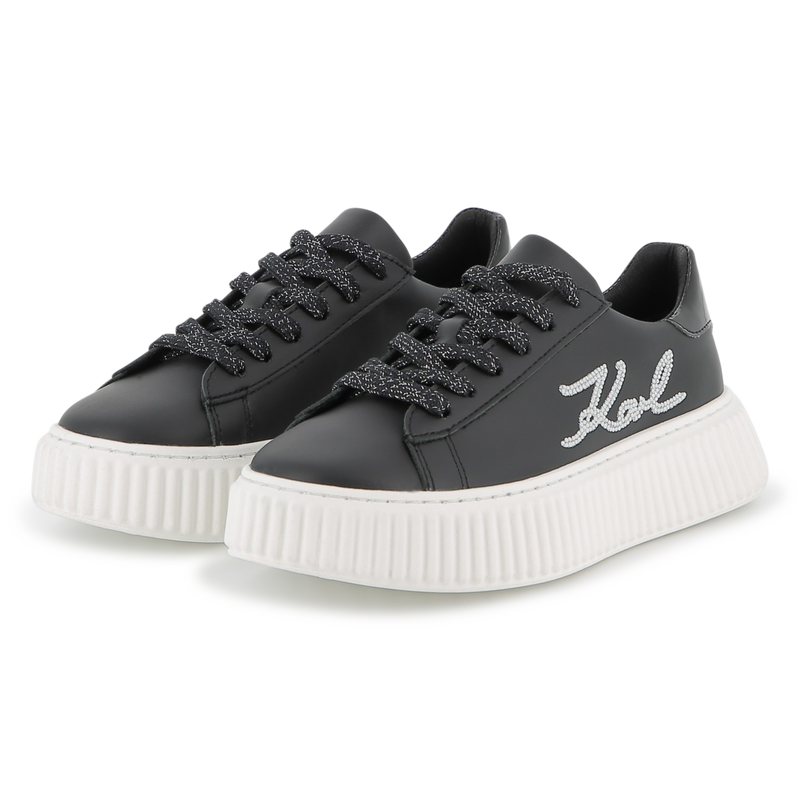 Sneakers basse stringate KARL LAGERFELD KIDS 
                        BAMBINA