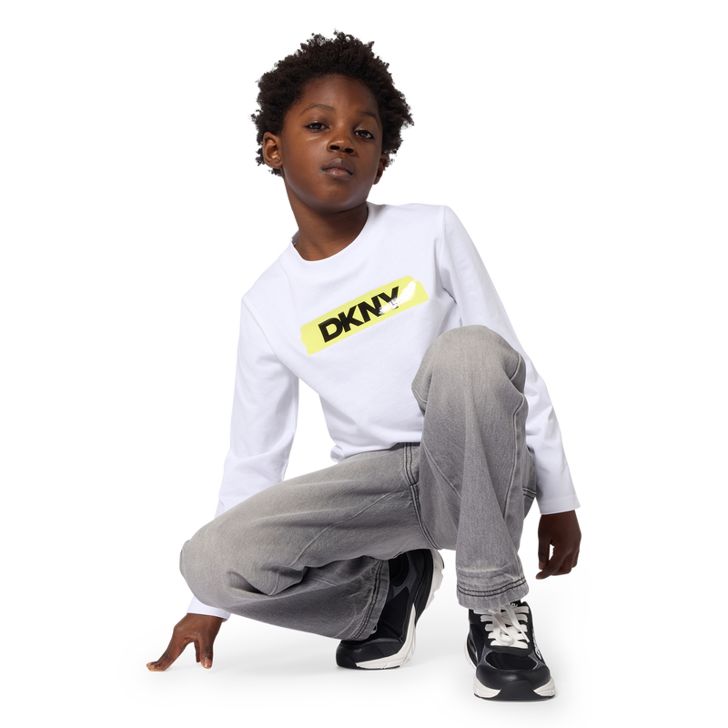 Maglietta a maniche lunghe DKNY 
                        RAGAZZO