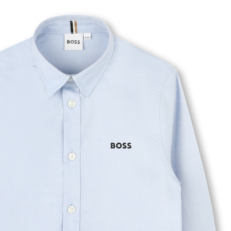 CAMICIA A MANICHE LUNGHE BOSS 
                        RAGAZZO