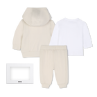 Set pantalone, cardigan e t-shirt BOSS 
                    RAGAZZO