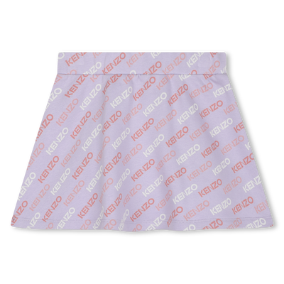 Gonna svasata con stampa logo KENZO KIDS BAMBINA