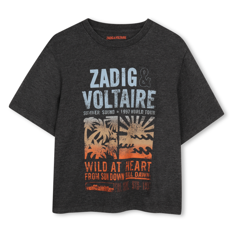 T-SHIRT A MANICHE CORTE ZADIG & VOLTAIRE 
                        RAGAZZO