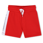 Shorts con elastico in vita, ROSSO, hi-res
