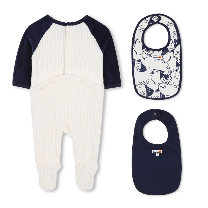 Pigiama stampato e due bavaglini TIMBERLAND 
                        RAGAZZO