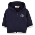 Cardigan da jogging con cappuccio, MARINE, hi-res
