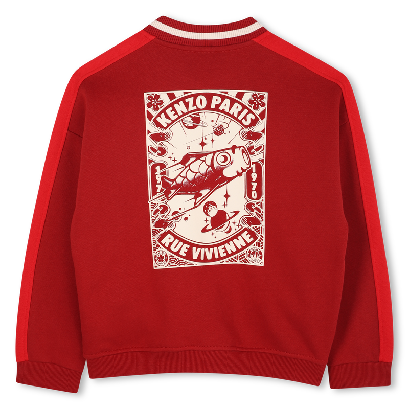 Cardigan con chiusura con bottone a pressione KENZO KIDS 
                        RAGAZZO