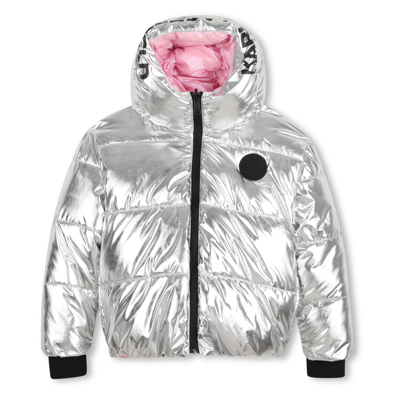 Giubbotto imbottito reversibile KARL LAGERFELD KIDS 
                        BAMBINA