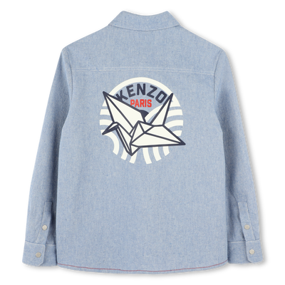 Camicia a maniche lunghe KENZO KIDS RAGAZZO