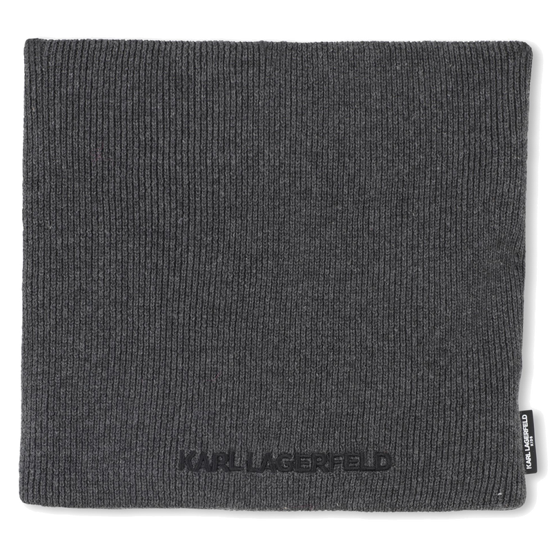 Set cappello lavorato a maglia + scaldacollo KARL LAGERFELD KIDS 
                        RAGAZZO