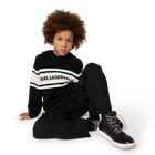 Felpa con cappuccio KARL LAGERFELD KIDS 
                    RAGAZZO