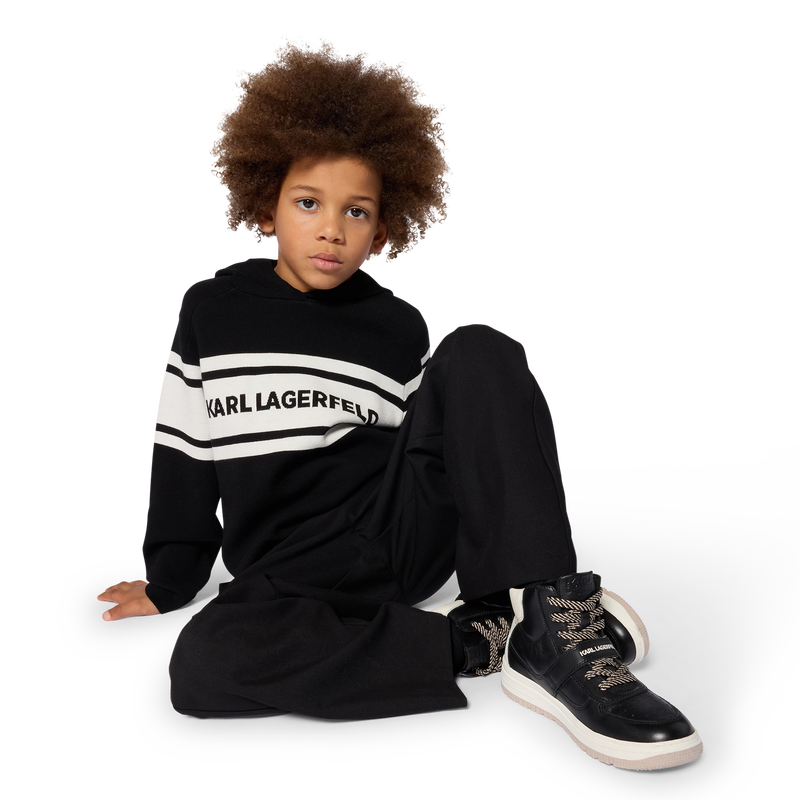 Felpa con cappuccio KARL LAGERFELD KIDS 
                        RAGAZZO