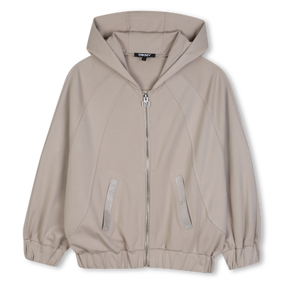 Cardigan con cappuccio DKNY BAMBINA