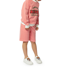 Bermuda in cotone a righe KENZO KIDS 
                    RAGAZZO