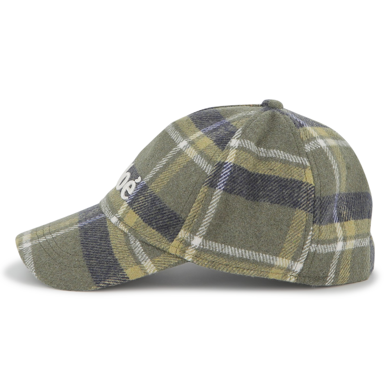 Plaid cap CHLOE 
                        BAMBINA