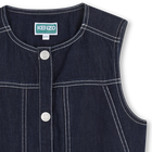 Giacca di jeans senza maniche KENZO KIDS 
                    BAMBINA