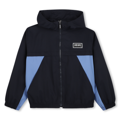 Giacca a vento con cappuccio KENZO KIDS RAGAZZO