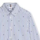 Camicia maniche lunghe cotone BOSS 
                    RAGAZZO